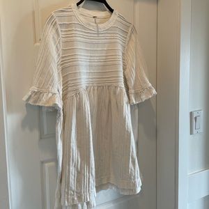 Free people xs cream coloured tunic